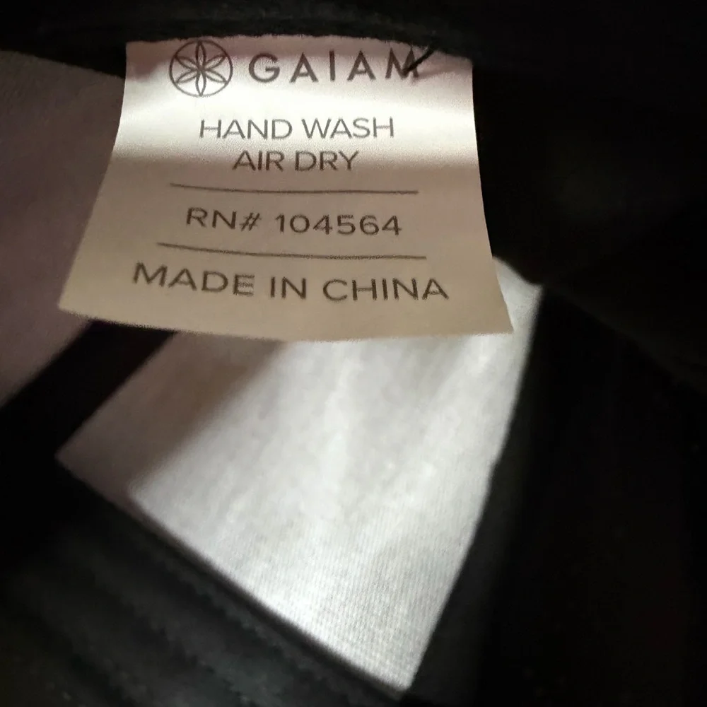 GAIAM Black and White Apparel